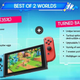 An apparent marketing slide for the Mario-Rabbids game, breaking down how the game would play on Nintendo Switch, with a mix of exploration and turn-based combat that seems to hearken to Nintendo-published Mario role-playing games.